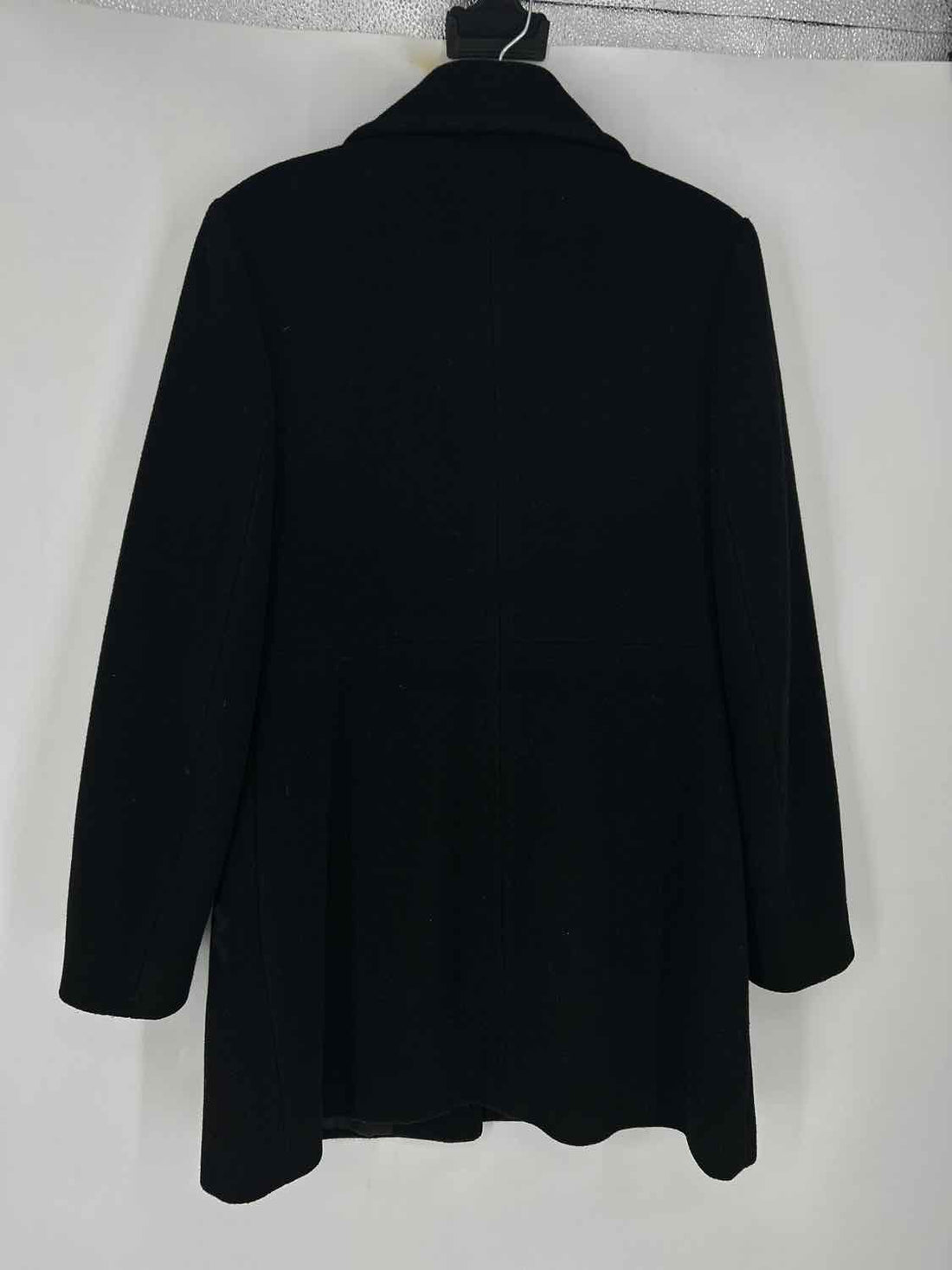 Anne Klein Size S Black Wool Blend Coat