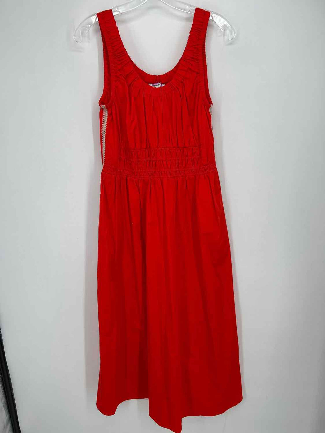 Reiss Size 8 Orange Sleeveless Dress