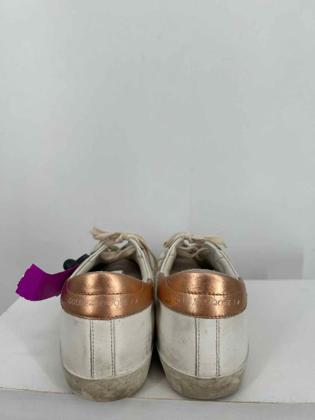 Golden Goose Women Size 39 (8.5-9) White & Rose Gold Sneakers