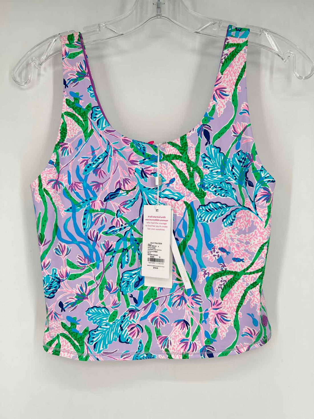 Lilly Pulitzer S Purple Print NWT Lilly Pulitzer Top