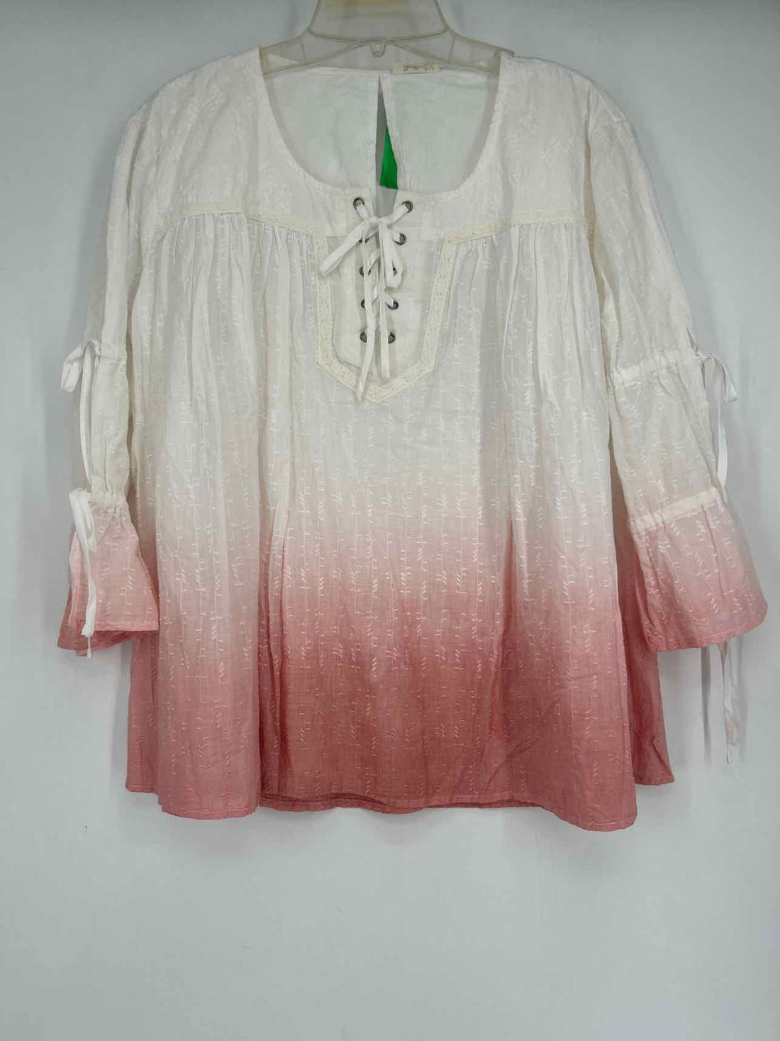 POL Size S White Ombre Long Sleeve