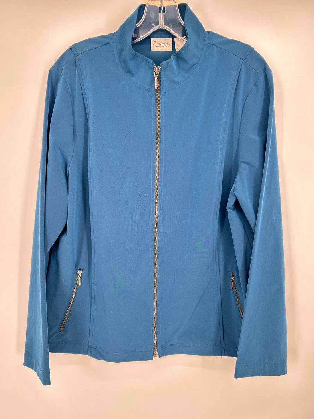 Zenergy by Chicos Size 2(L) Dark Teal Pre Owned Jacket