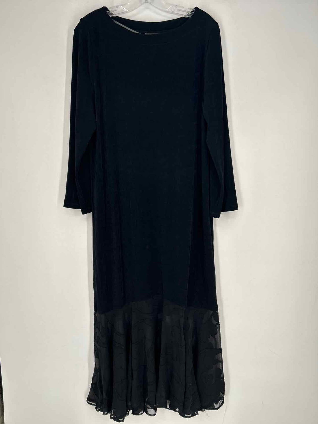 Chicos Size 2/L Black NWT Dress