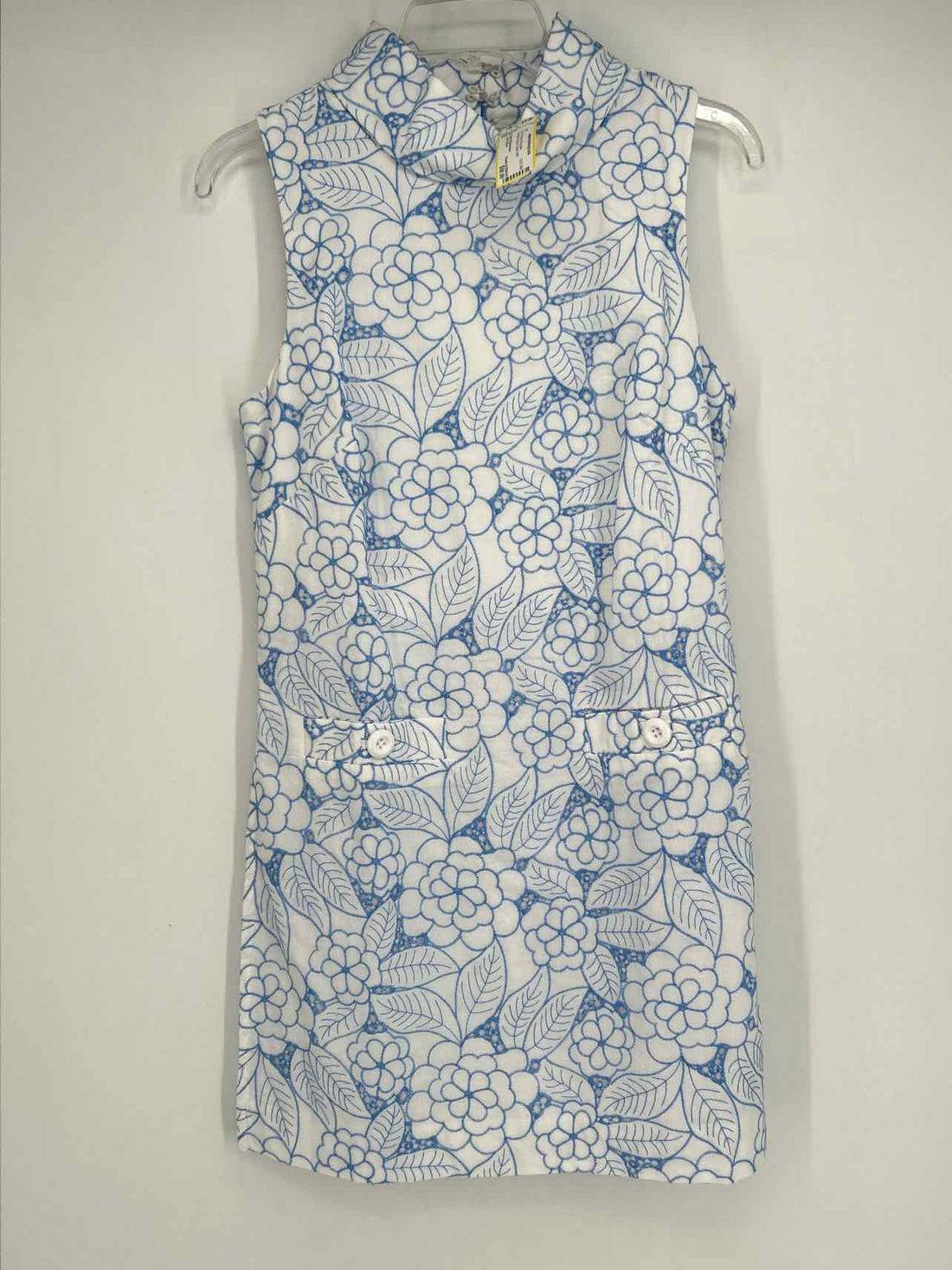 Lilly Pulitzer 4 White & Blue Eyelet NWT Lilly Pulitzer Romper