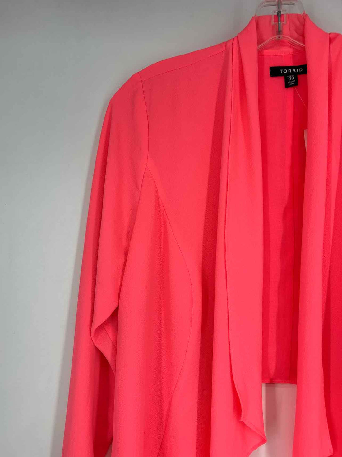 Torrid Size 00 (M/L) Neon Pink Cardigan