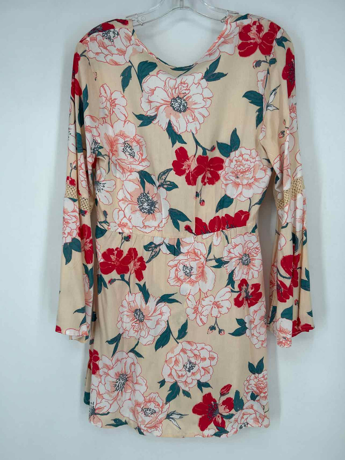Roxy Size M Cream Floral NWT Dress