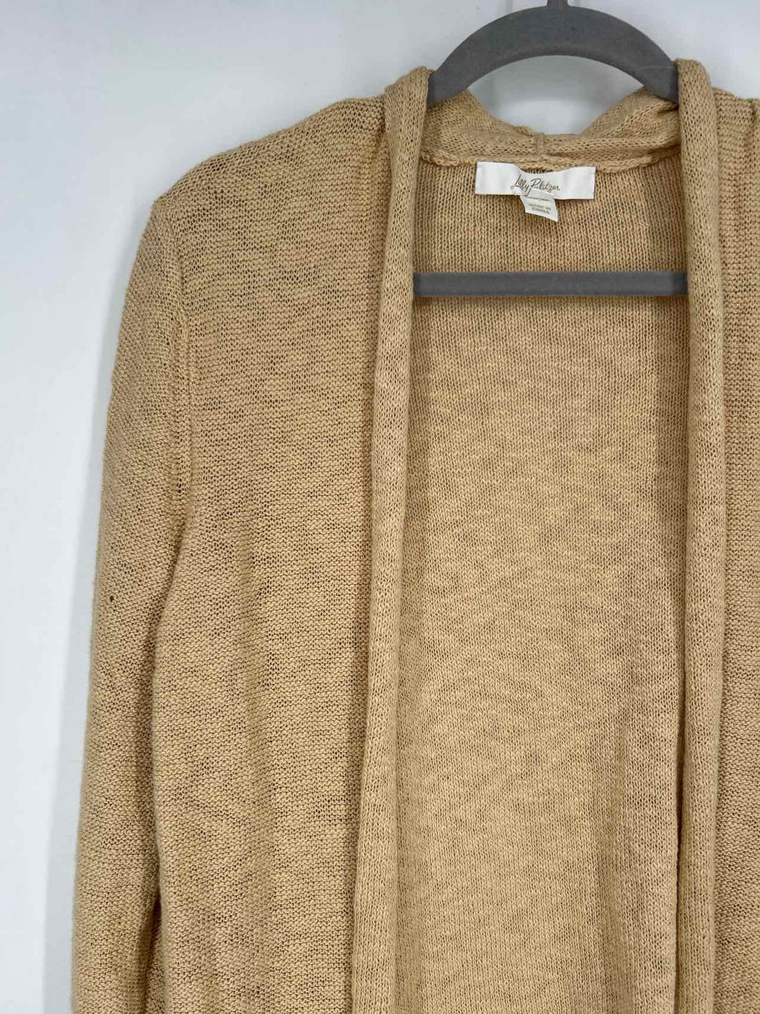 Lilly Pulitzer XL Light Tan Lilly Pulitzer Cardigan