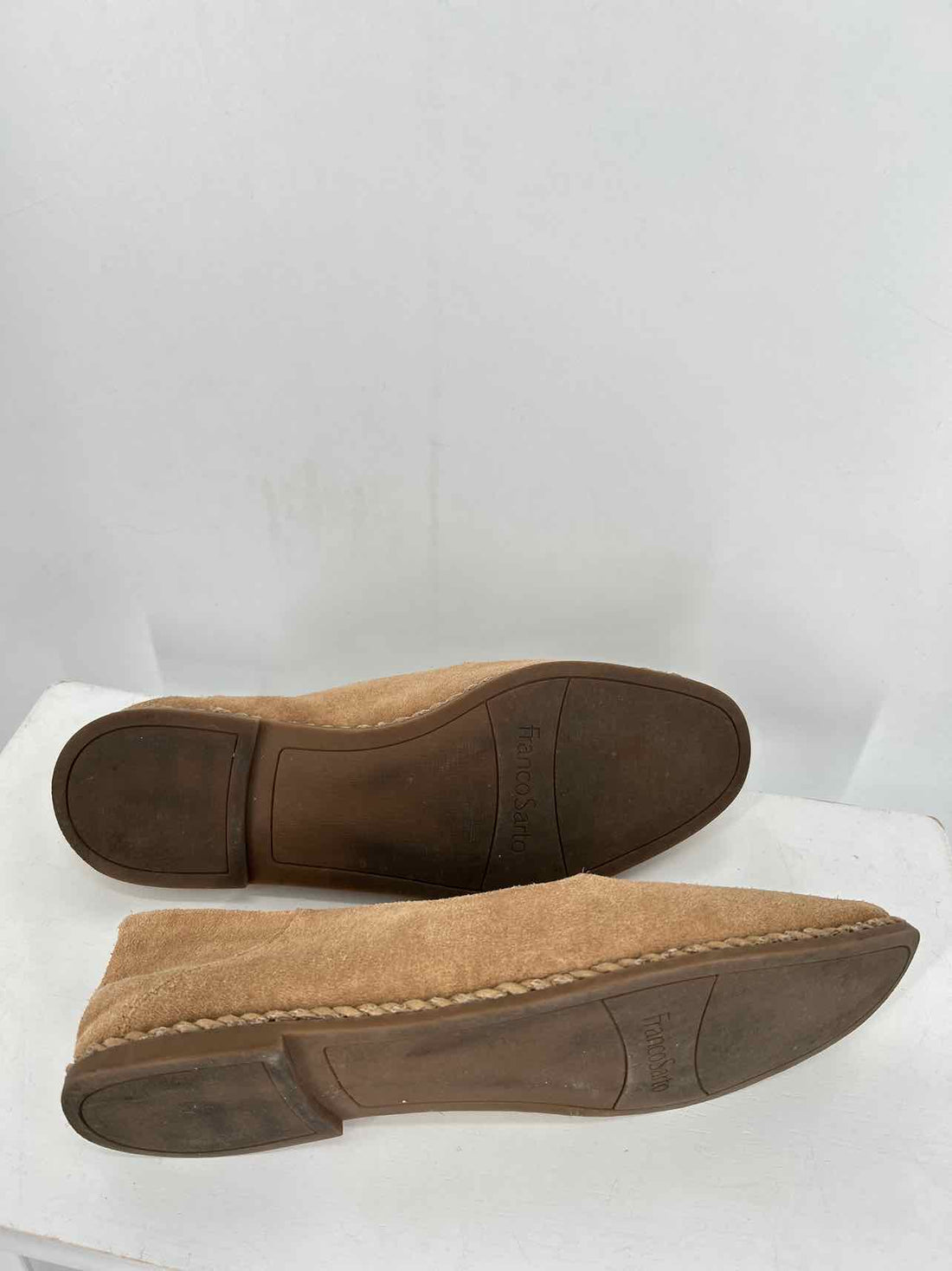 Franco Sarto Women Size 10 Brown Genuine Suede Loafers