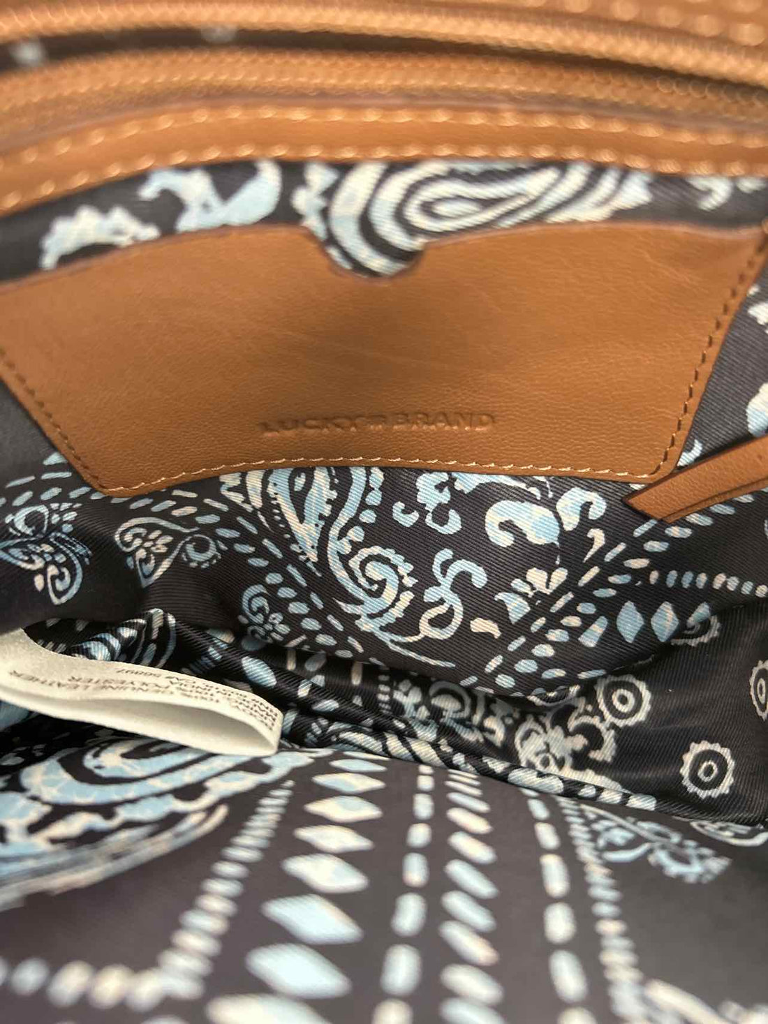 Lucky Brand Brown Leather Excellent Condition Crossbody