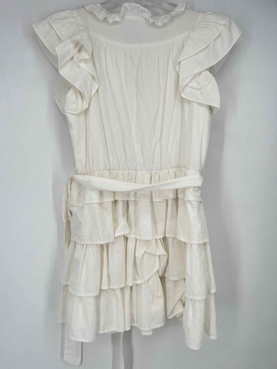TCEC Size L White Short Sleeve Dress