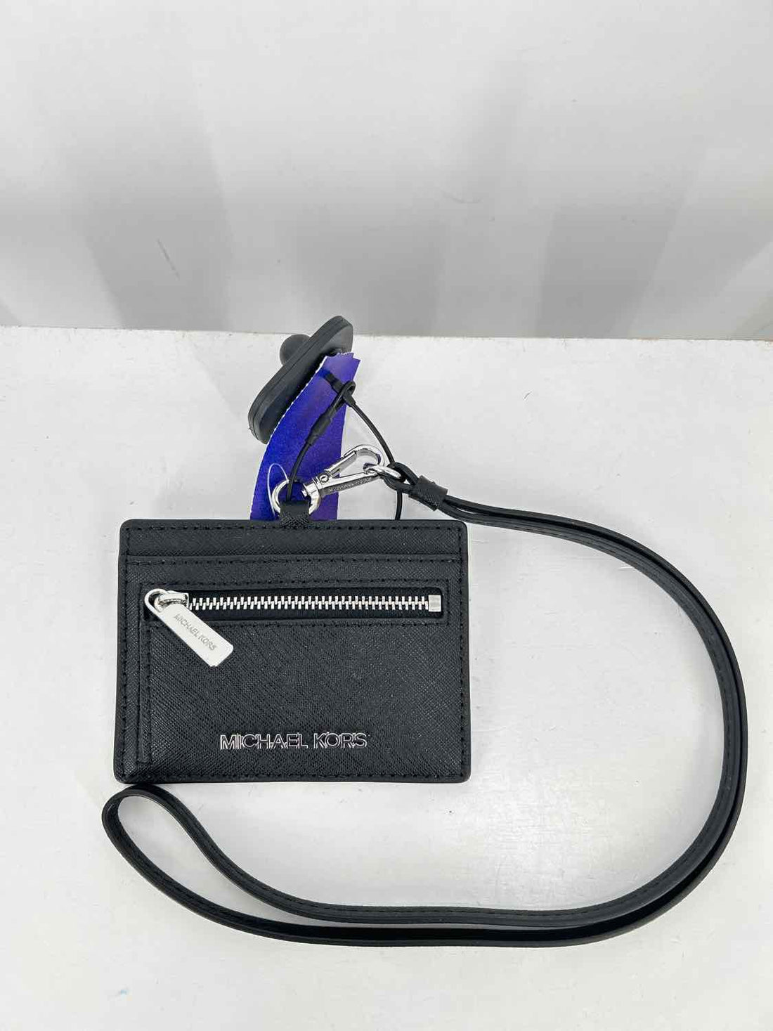 Michael Kors Black Saffiano Leather Card Holder