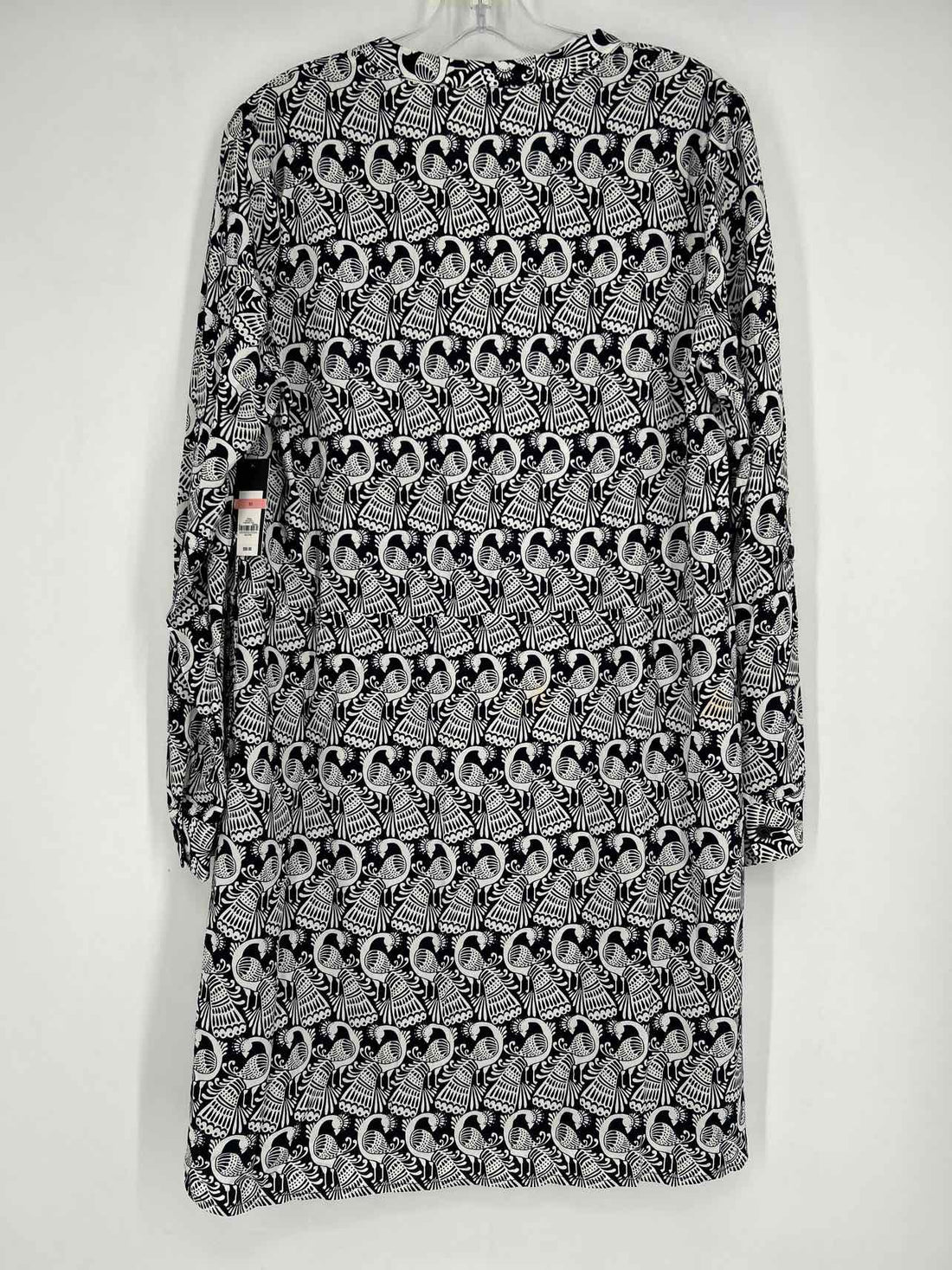 Crown & Ivy Size 10 Navy & White Print NWT Dress