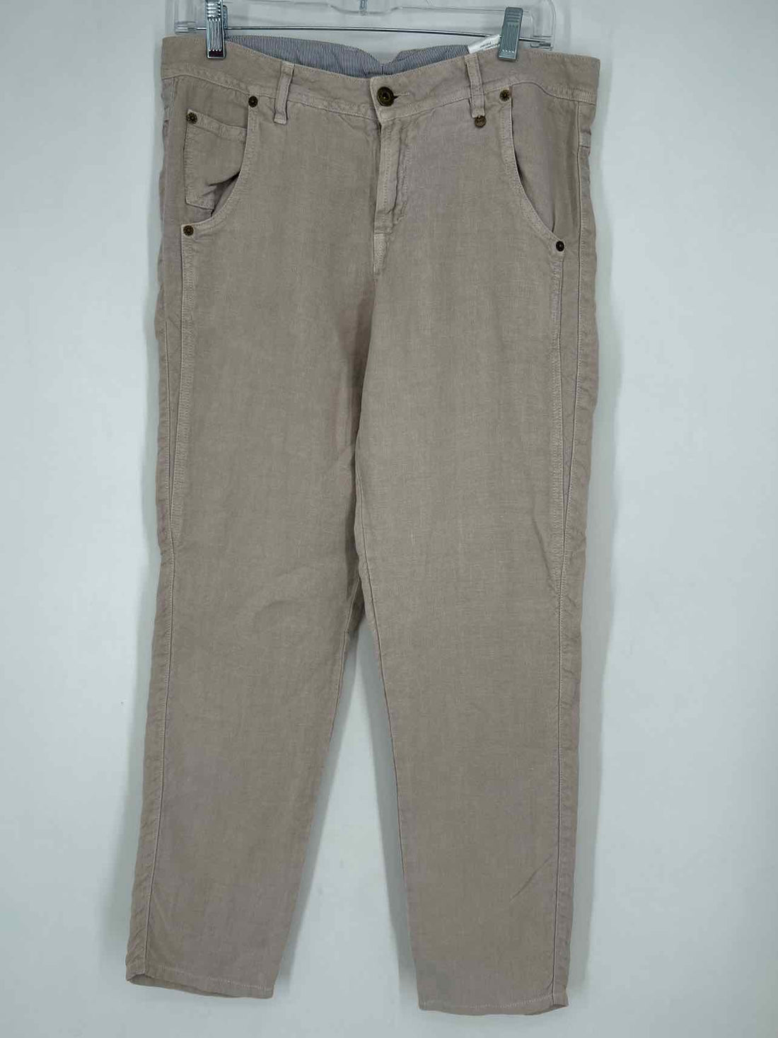 Wrap London Size 12 Beige Pants