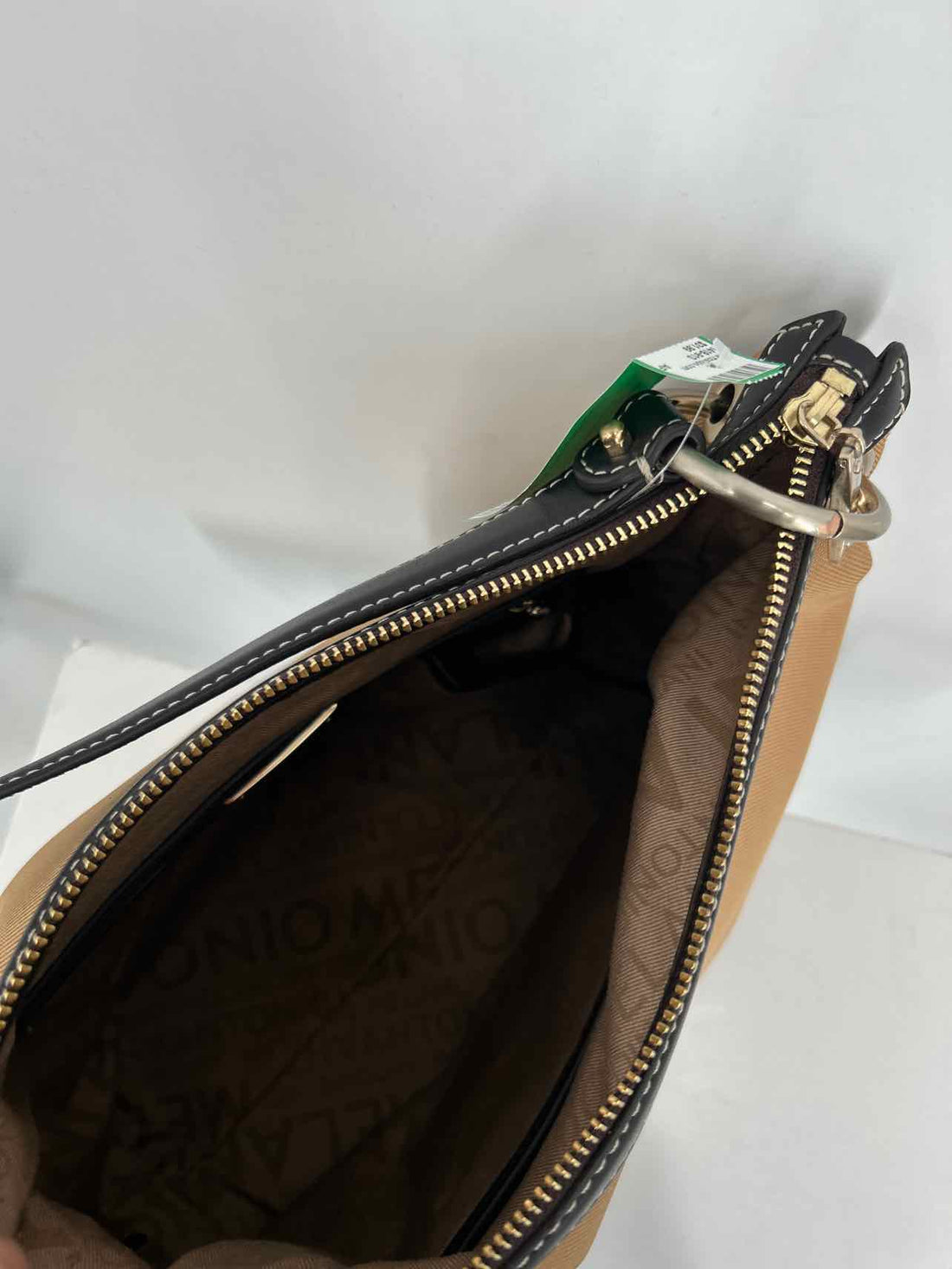Antonio Melani Tan Canvas Pre Owned Hobo