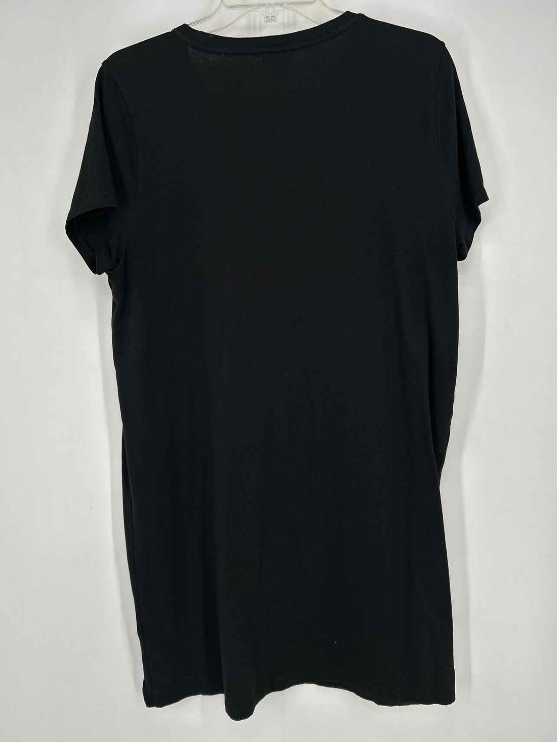 J Crew Size L Black Short Sleeve Dress