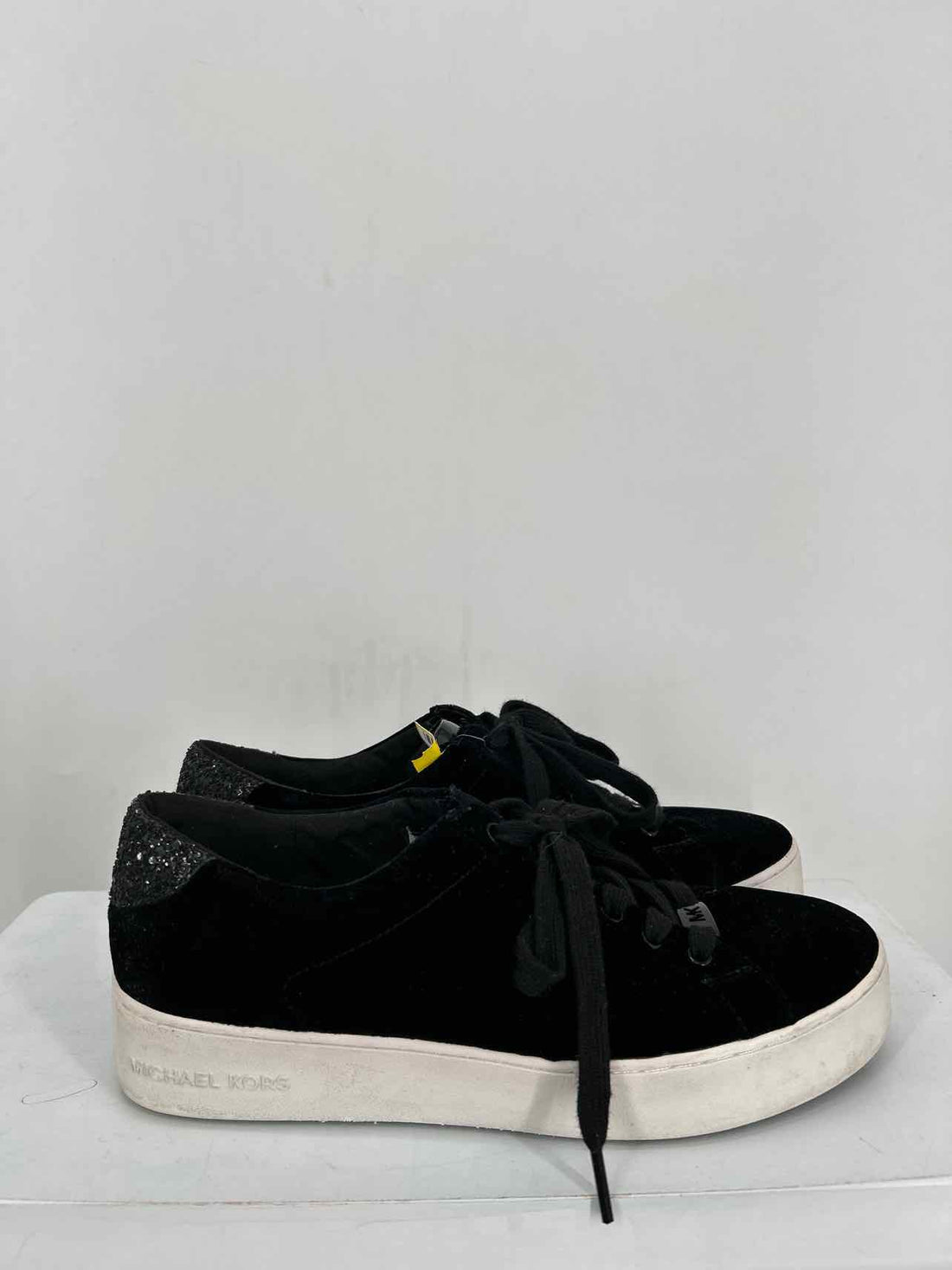 Michael Kors Women Size 10 Black Velvet Sneakers