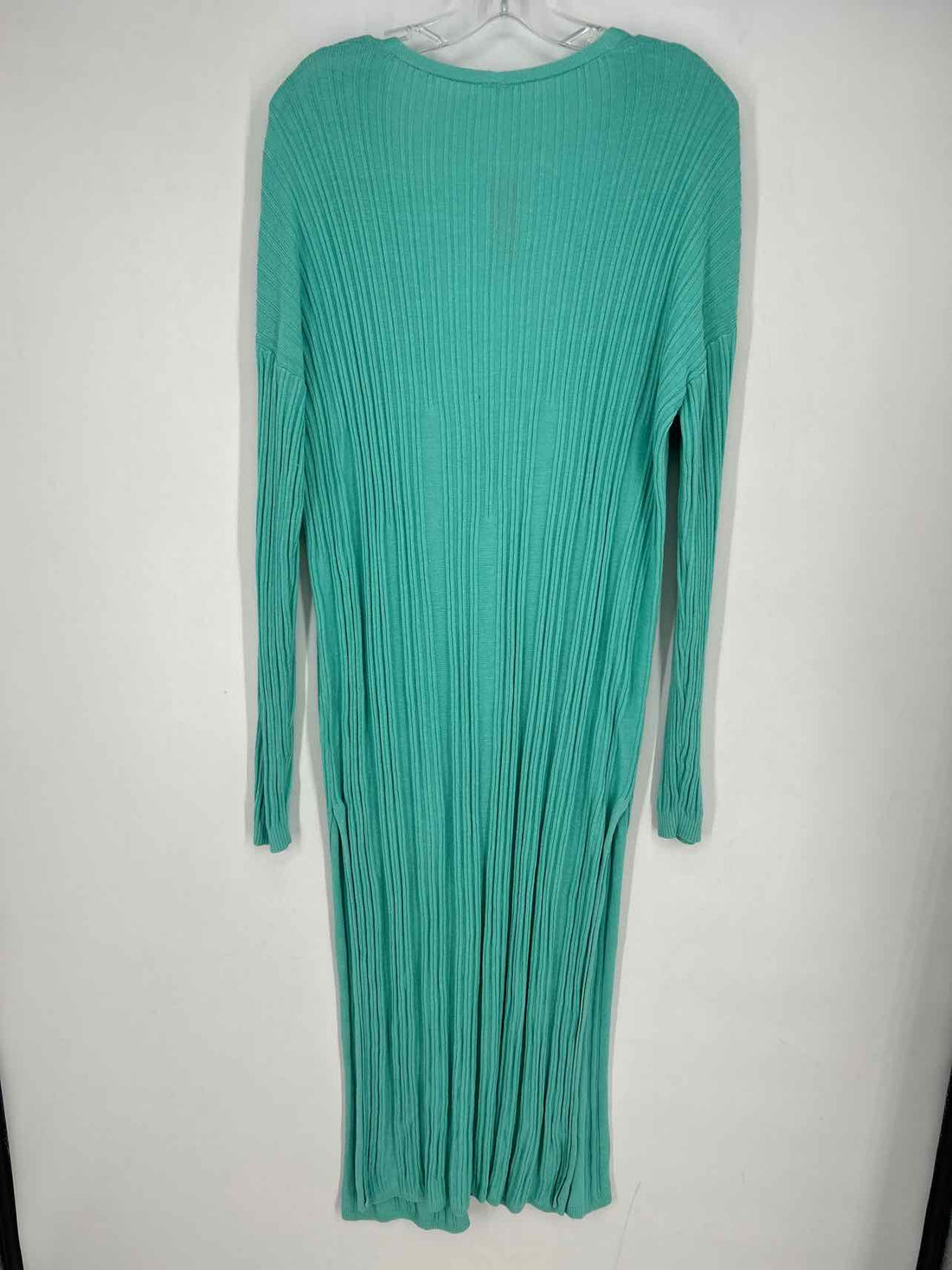 Free People Size L Turquoise Cardigan