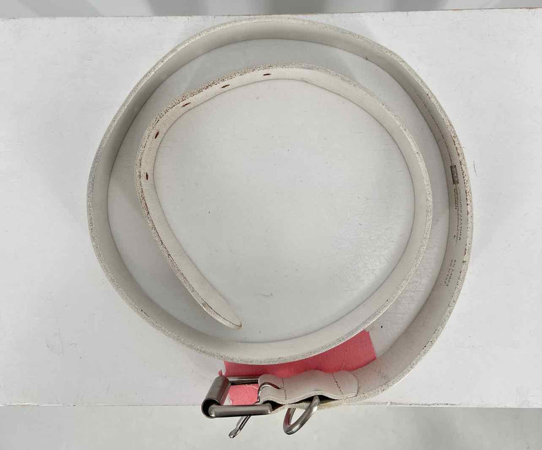 Gap Size L Leather White Belts