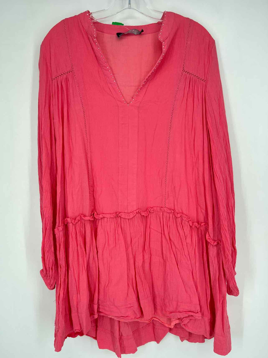 Pomander Place Size L Pink Long Sleeve Dress