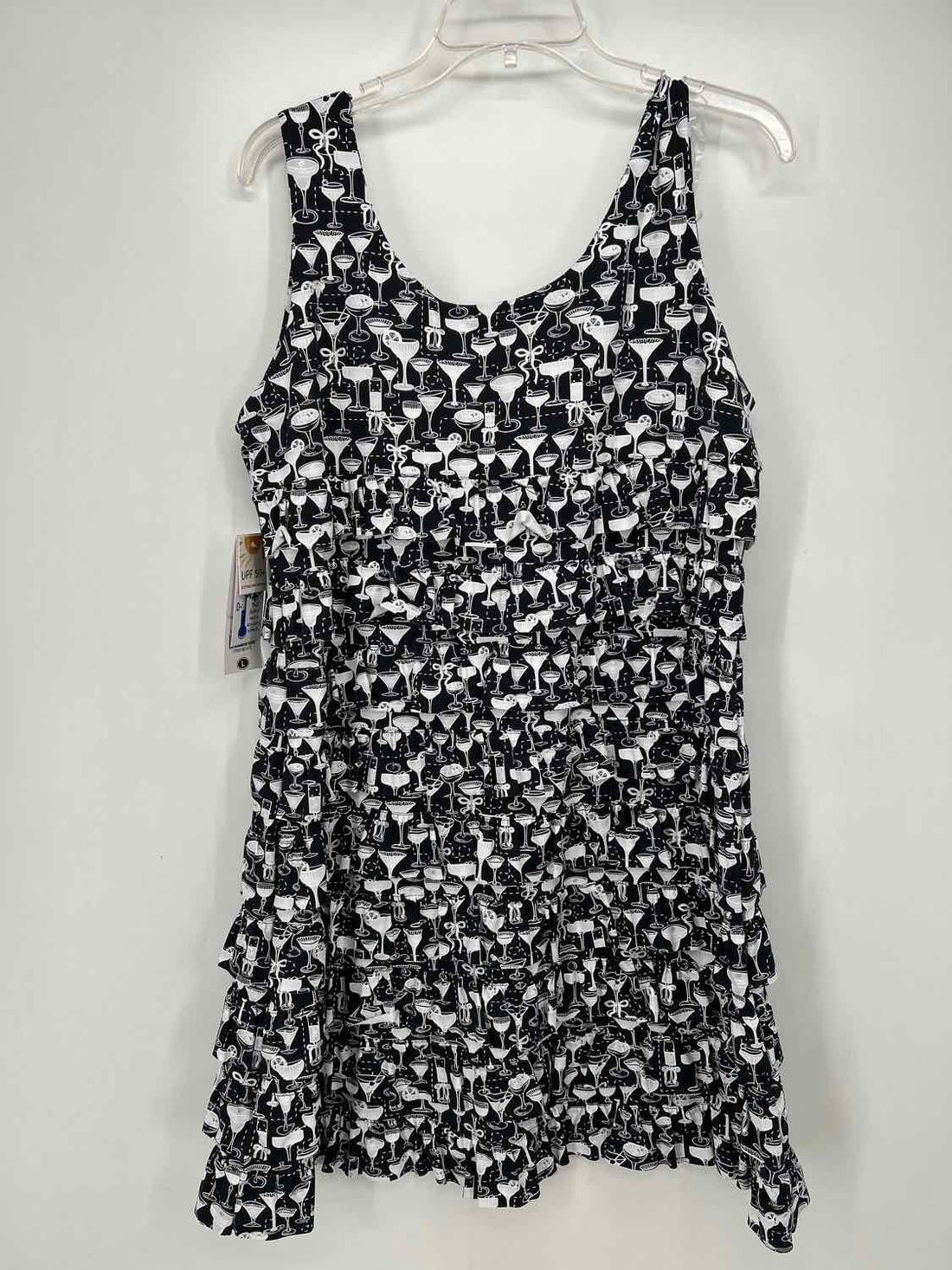 Lulu B L Black & White Print NWT Holiday