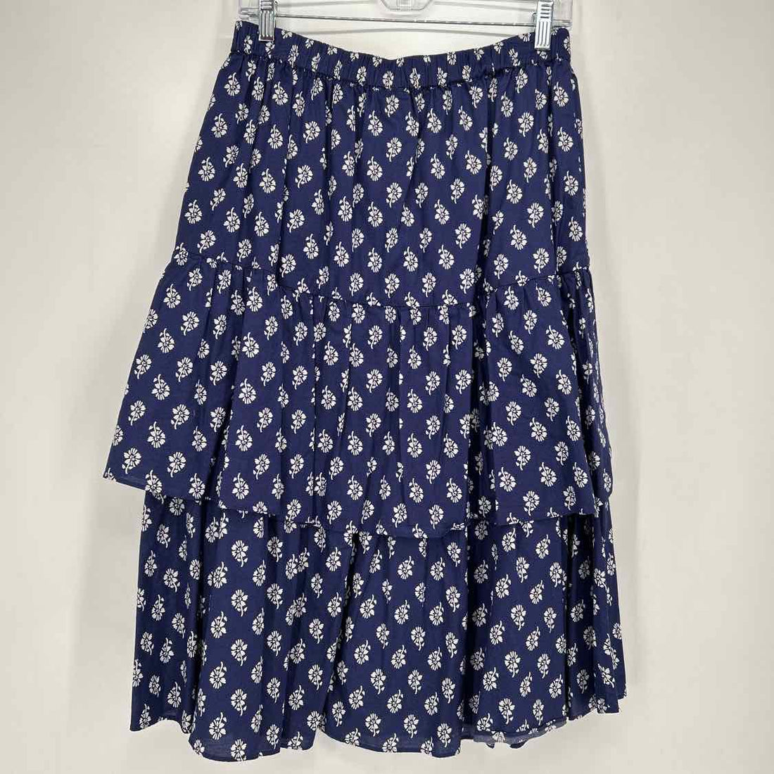 J Crew Size S Navy & White Floral Skirts