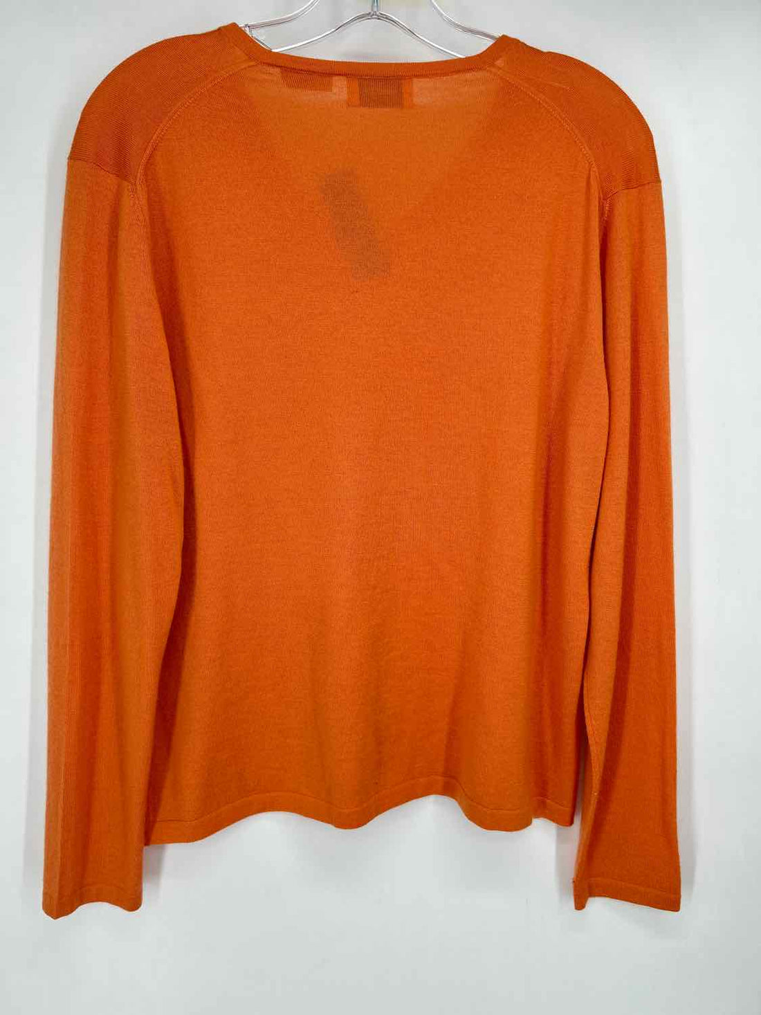 Neiman Marcus Size XL Orange Cashmere Sweater