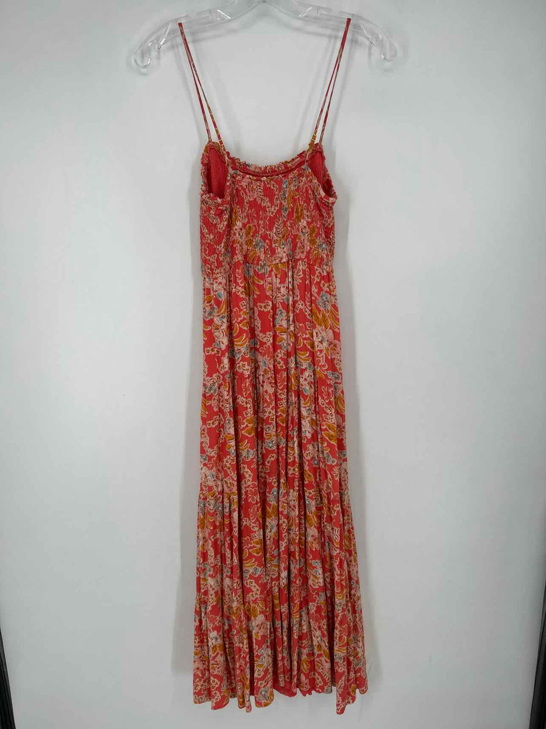 Z Supply Size S Pink Floral Smocked Sleeveless Dress