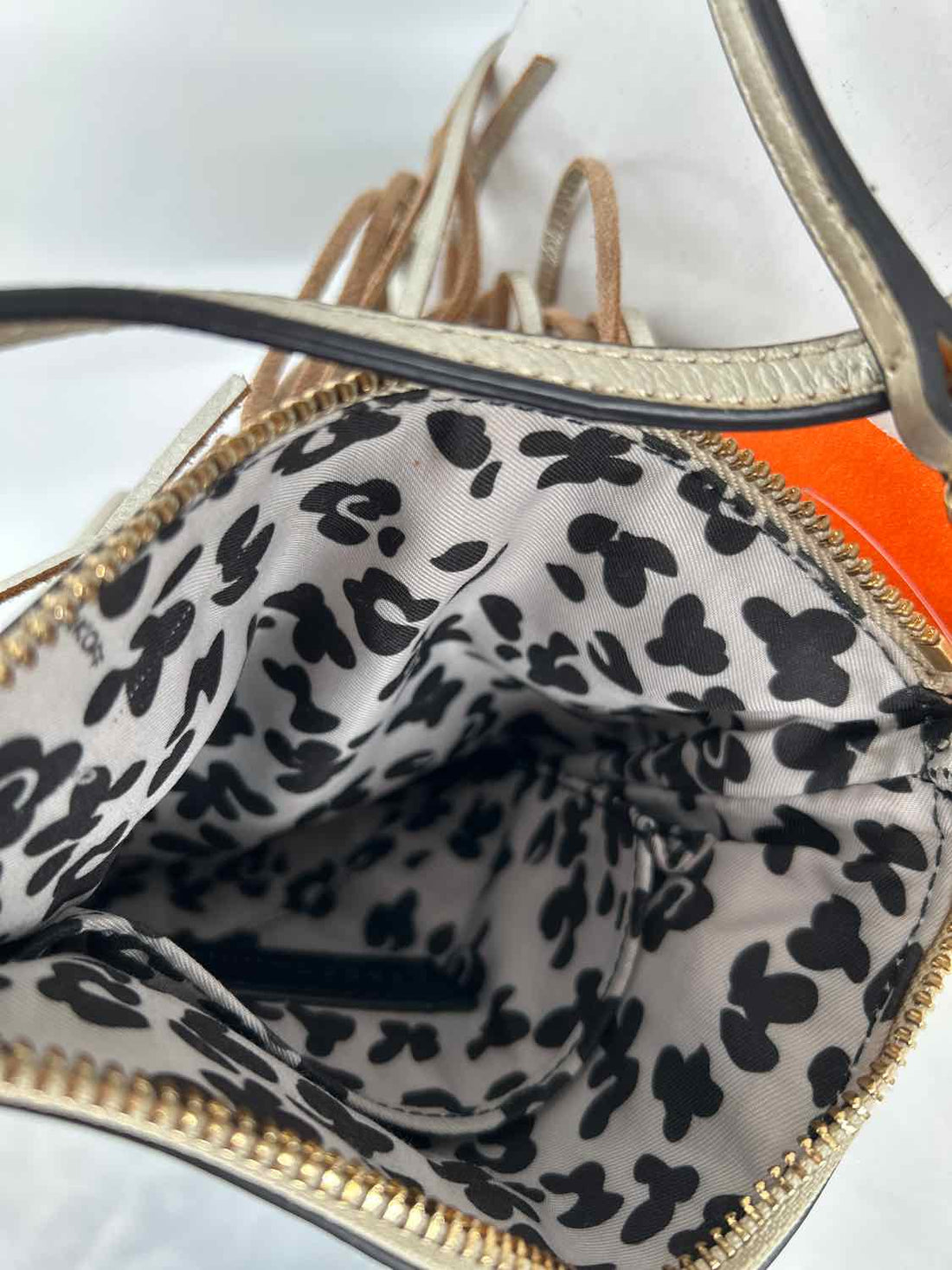Rebecca Minkoff Gold Leather Pre Owned Crossbody