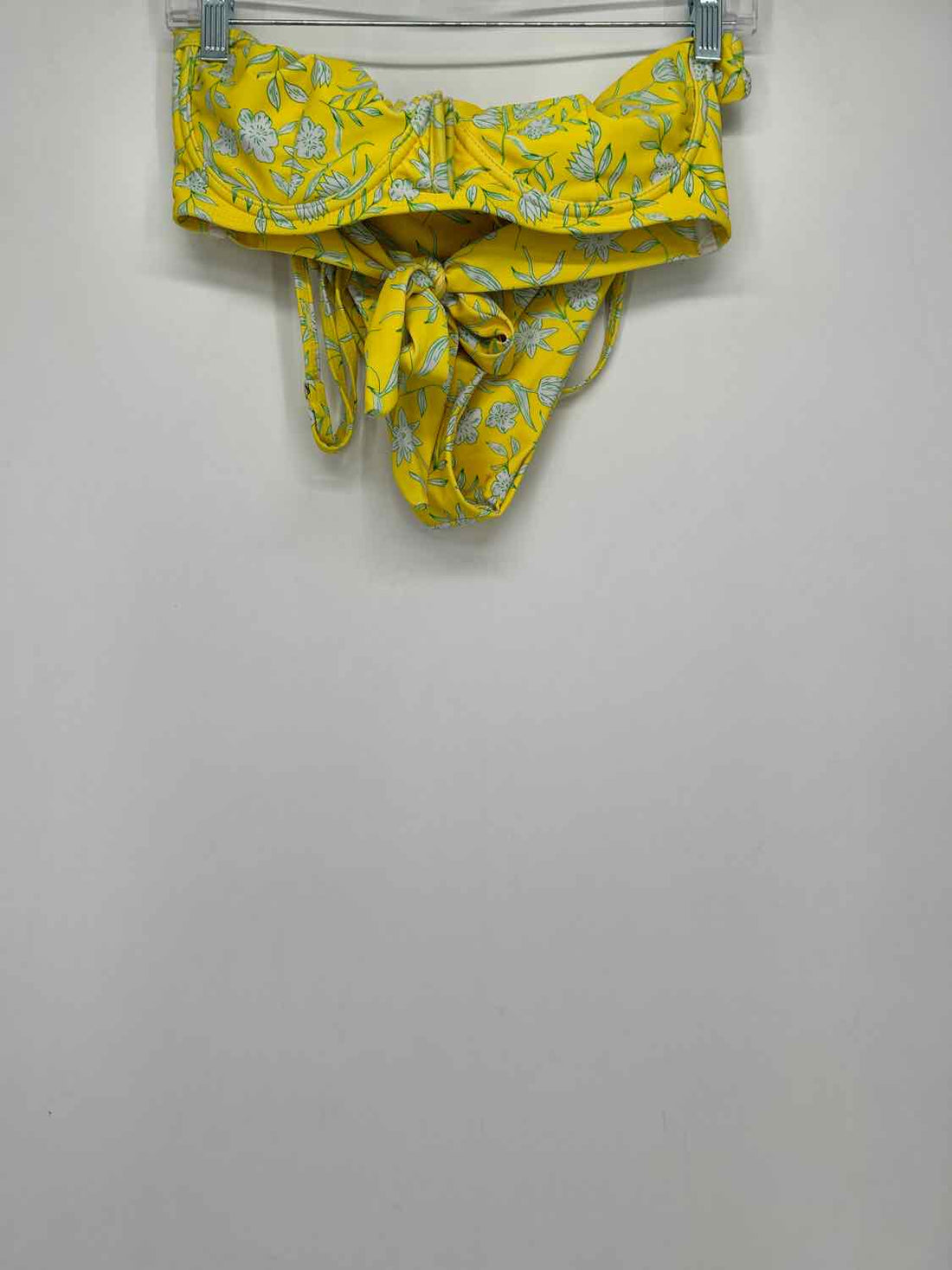 Zaful Size M Yellow Print Swimsuit 2 Piece