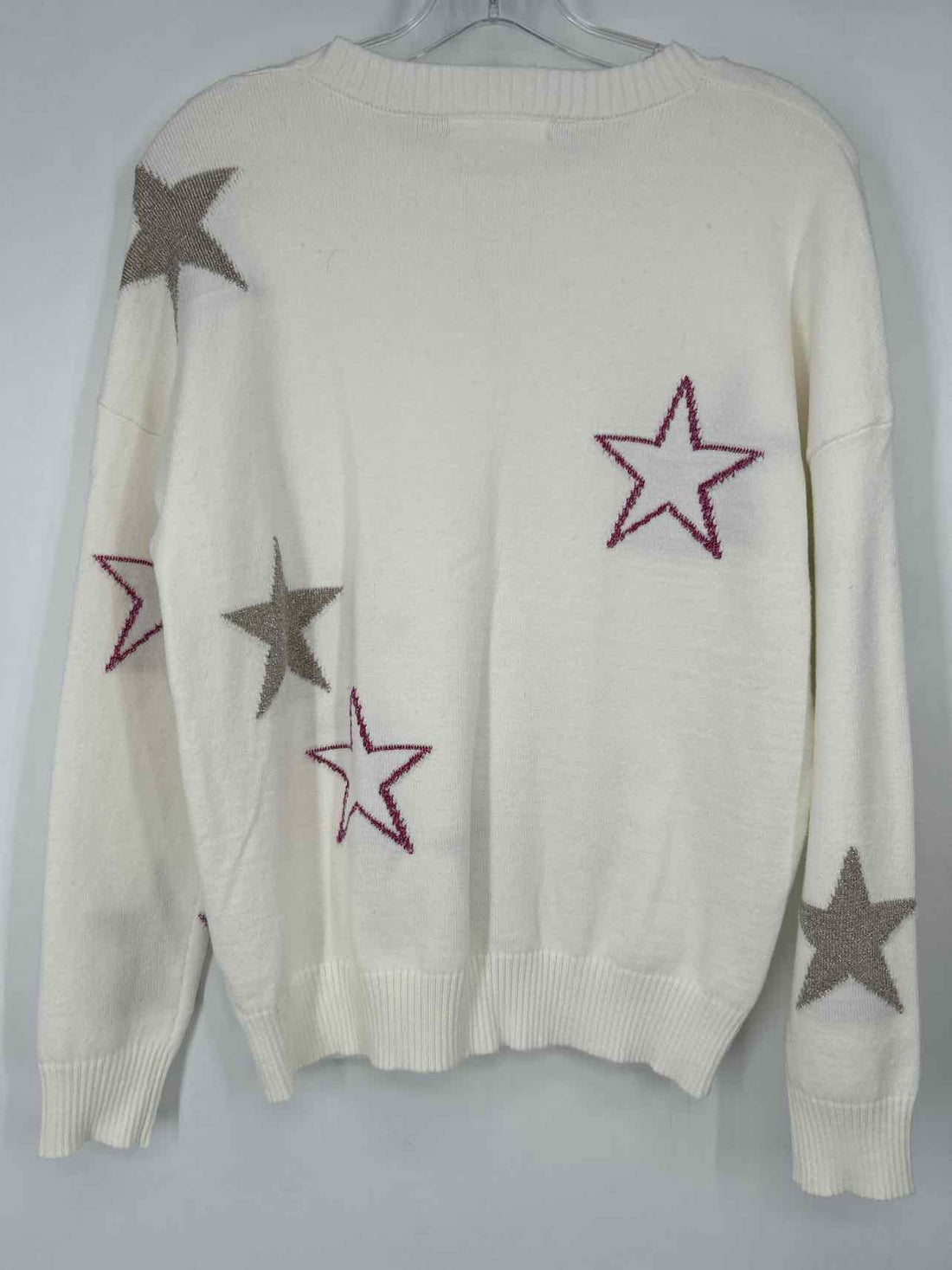 Six Fifty Size M White Stars Sweater