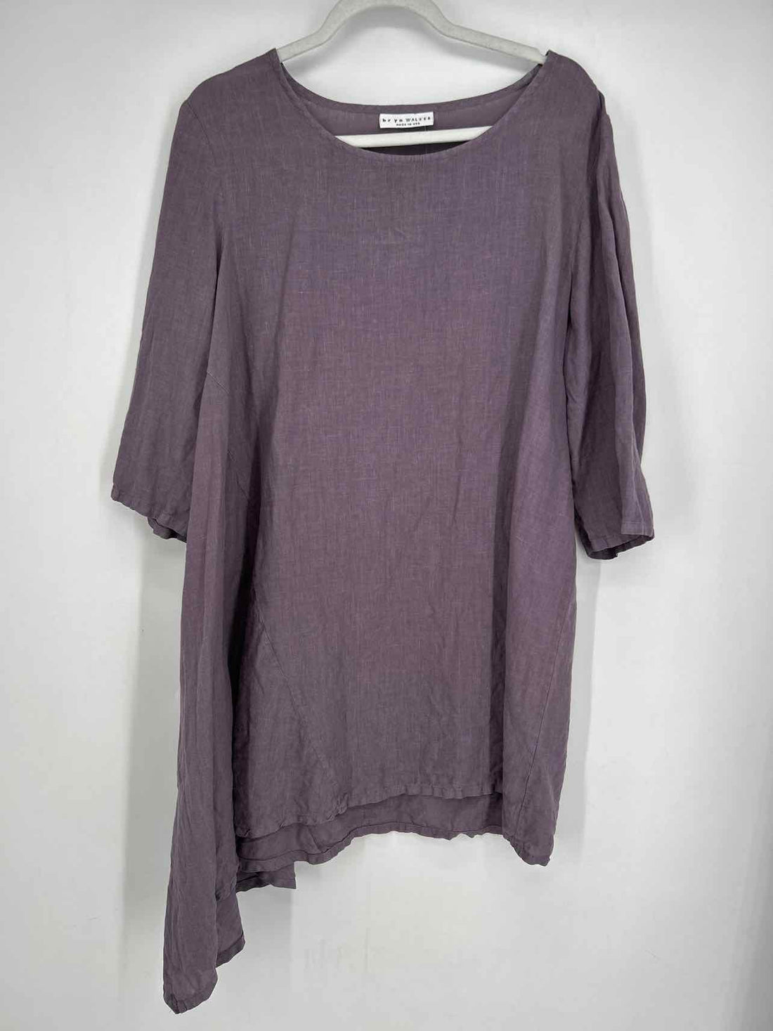 Bryn Walker Size M Dusty Purple Linen Dress