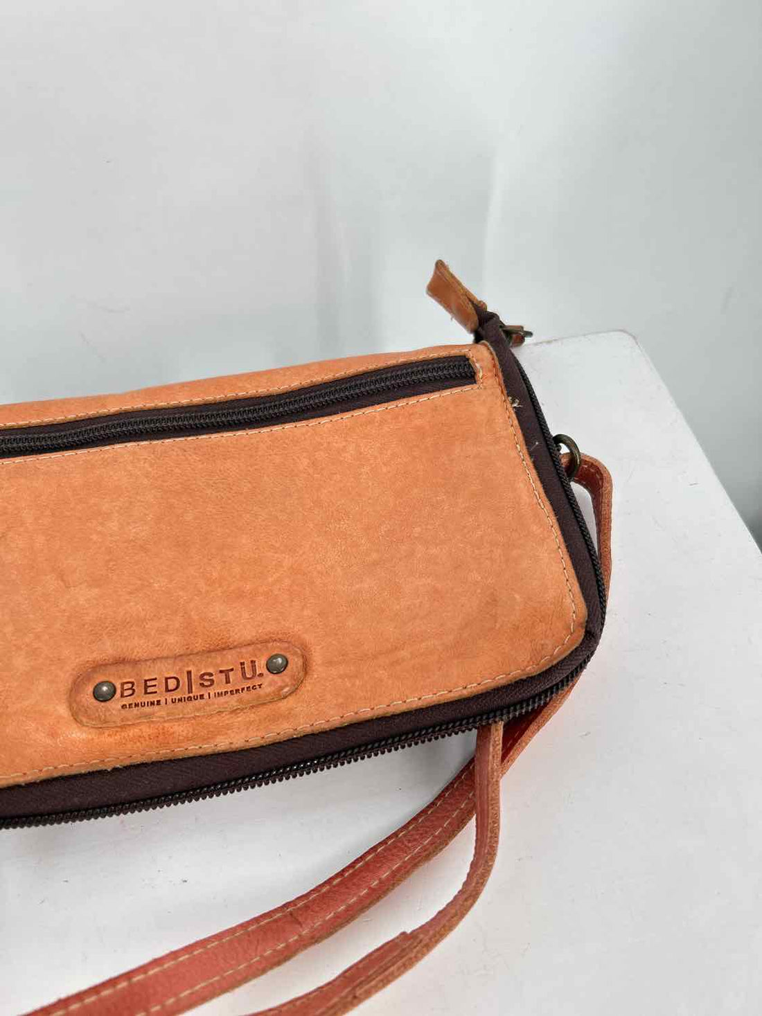 Bedstu Tan Leather Crossbody