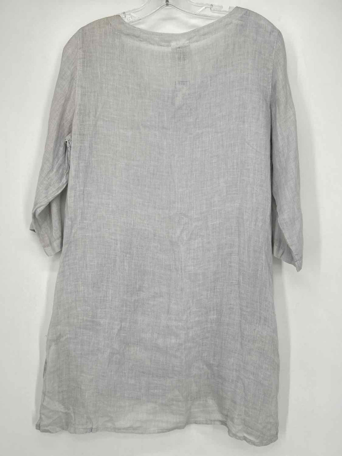 Click Size XS Light Gray Linen Long Sleeve