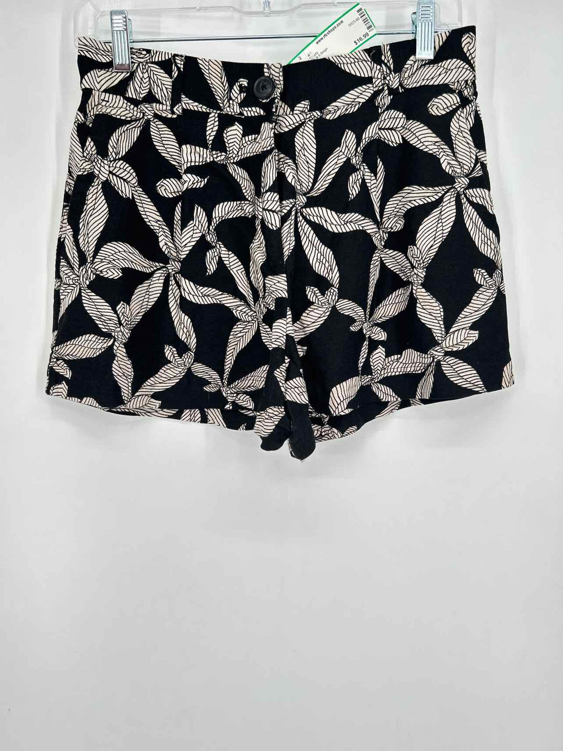 Loft Size 4 Black & Beige Shorts