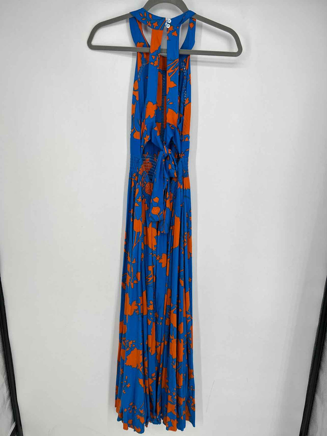 Able The Label Size S Blue & Orange Print NWT Dress
