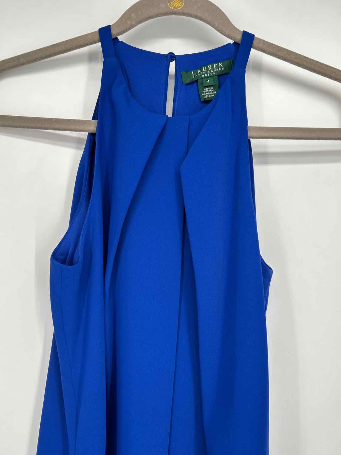 Lauren Ralph Lauren Size 4 Royal Blue Sleeveless Dress