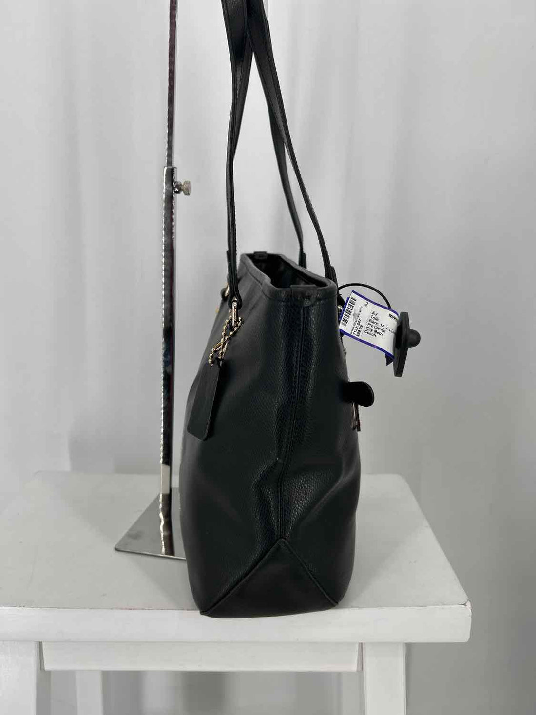 Coach Black Leather Tote