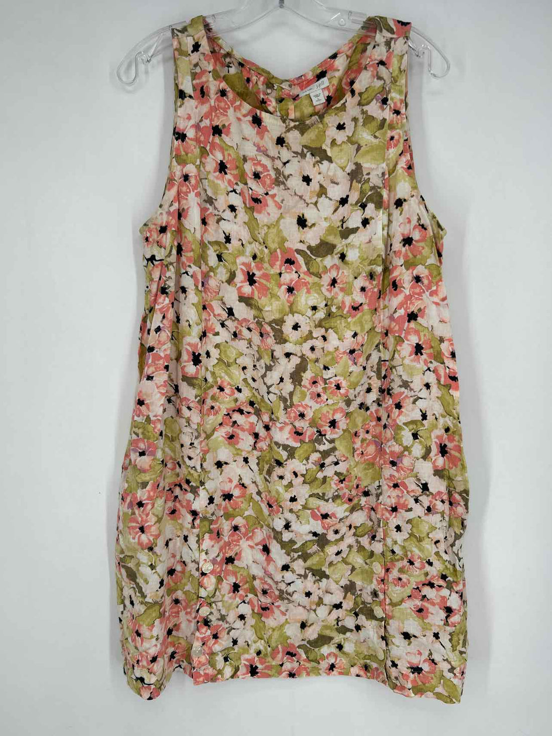 J Jill Fit Size L Floral Sleeveless Dress