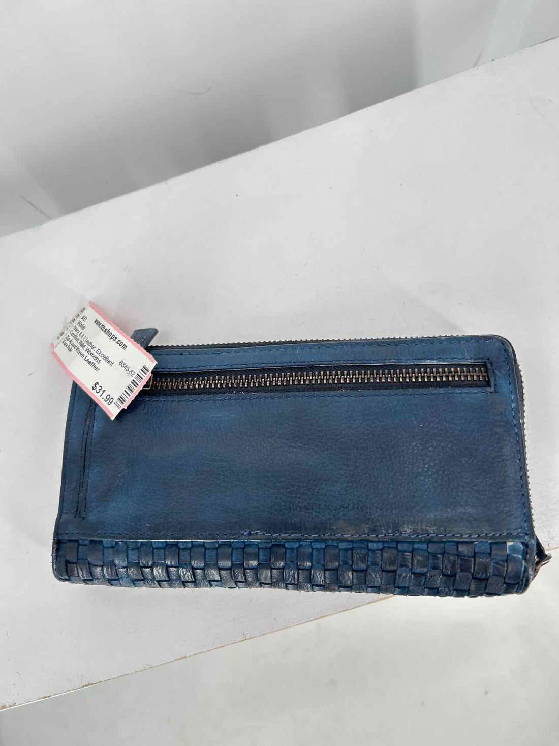 Vera Pelle Navy Leather Excellent Condition Wallet
