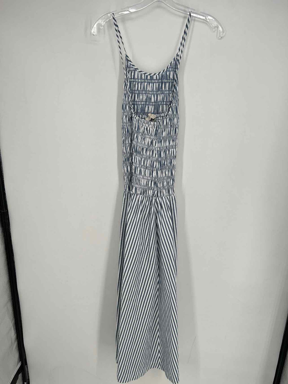 Loft Size M Blue & White Striped Dress