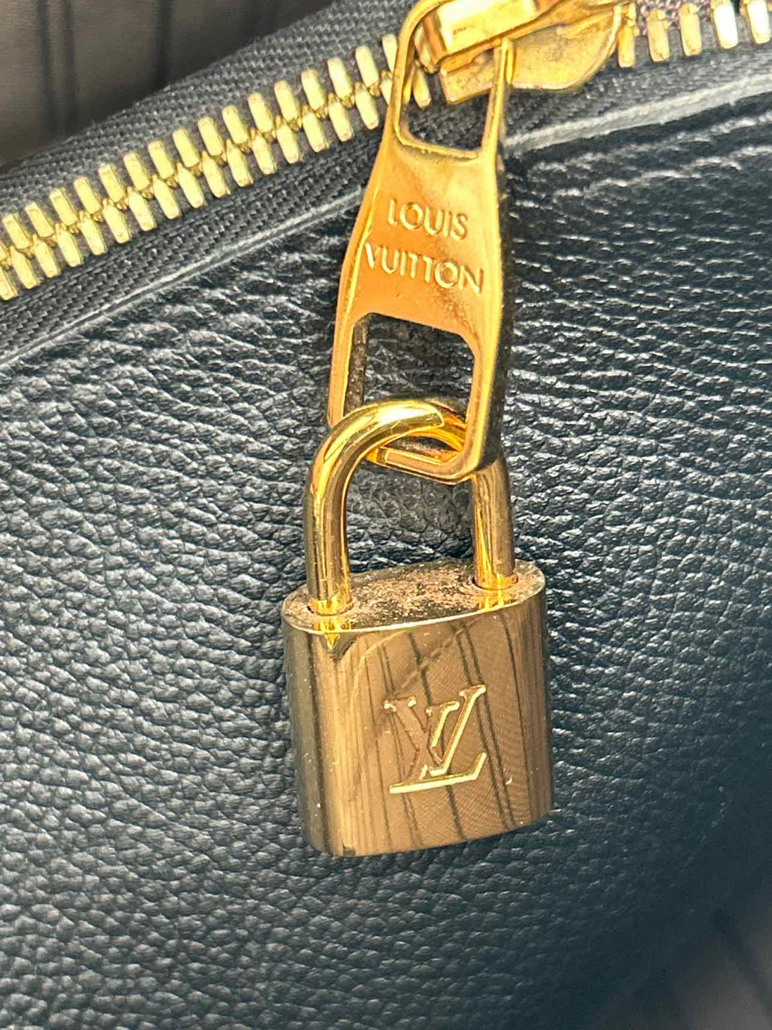 Louis Vuitton Black Leather Good LUXURY