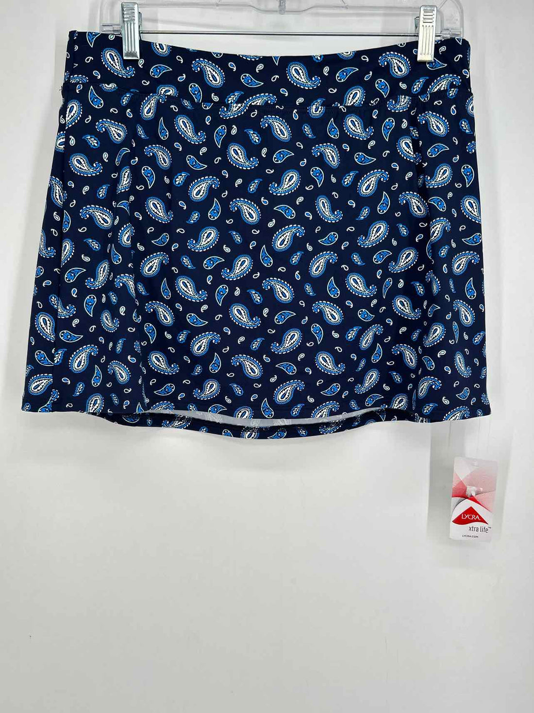 Land's End Size 10 Navy Paisley NWT Swimsuit Bottom Only
