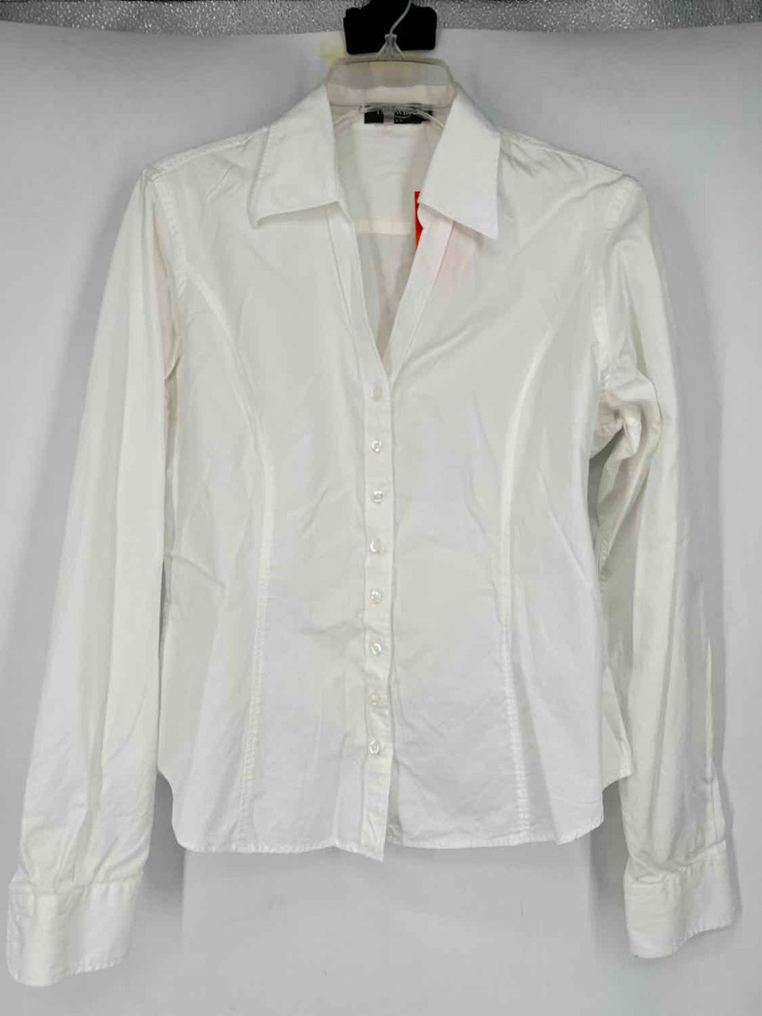 TM Lewin Size 14 White Dot Long Sleeve