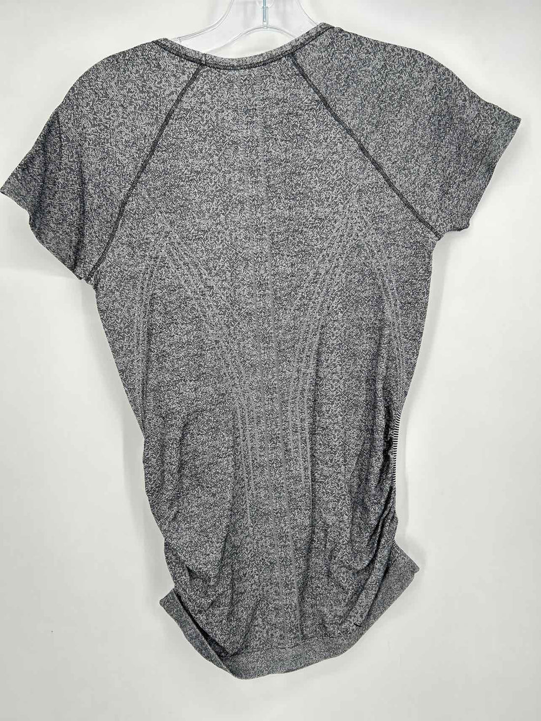 Athleta Size S Gray & Black Short Sleeve Active Tops