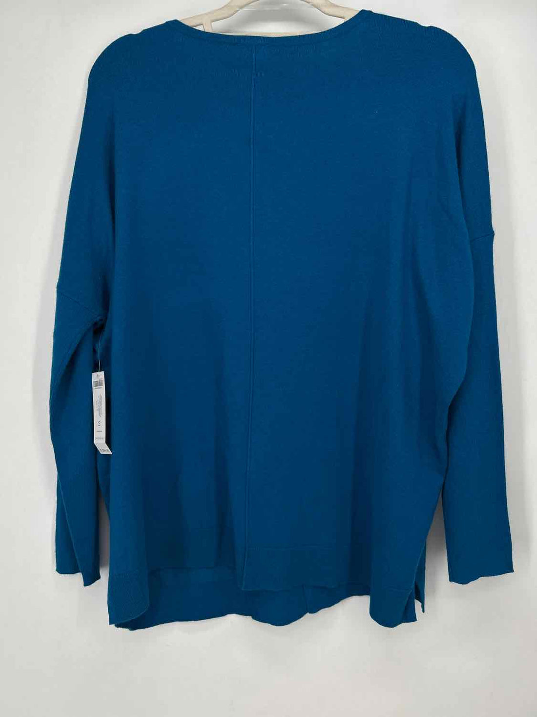 Chicos Size 2(L) Blue Pre Owned Long Sleeve