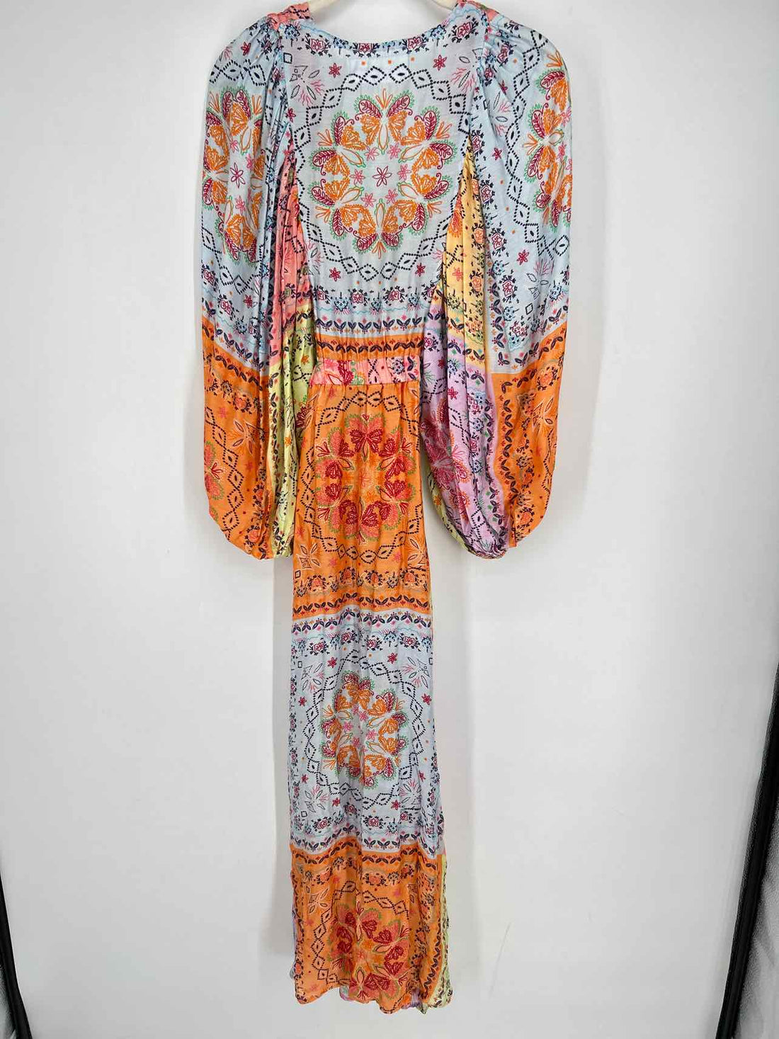 Sundress Size XS/S Multi Color Print Long Sleeve Dress