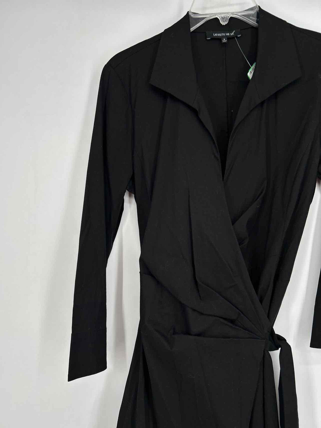 Lafayette 148 Size 6 Black Long Sleeve Dress