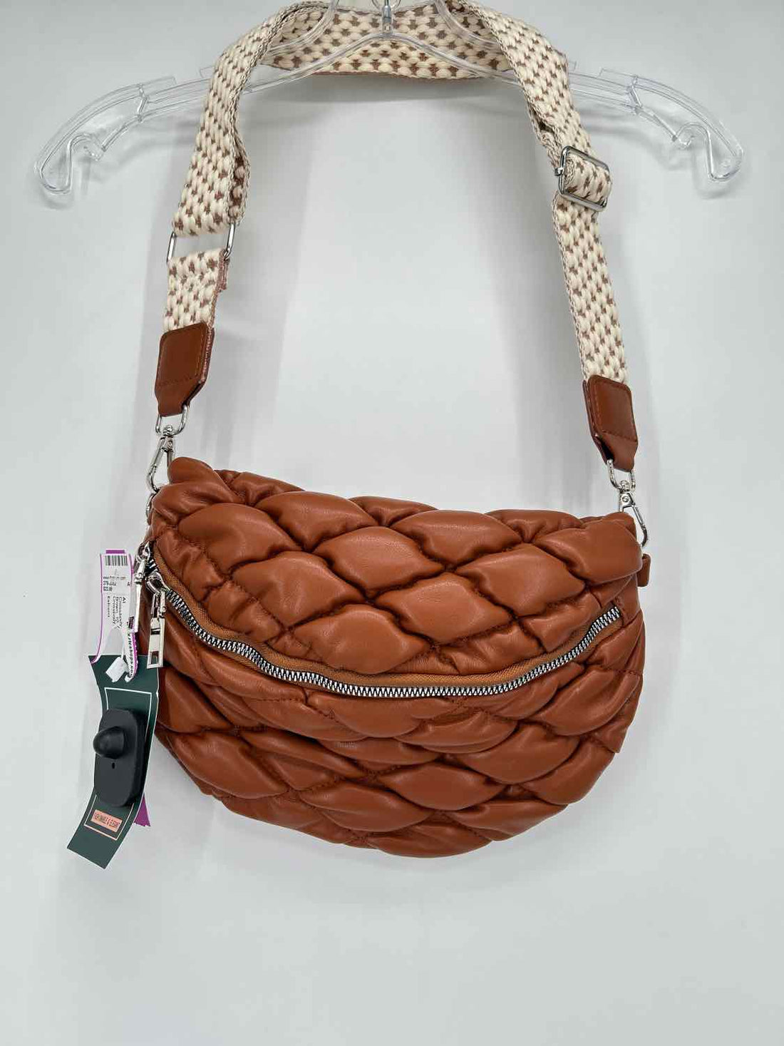 Eslcorri Brown Faux Leather NWT Crossbody
