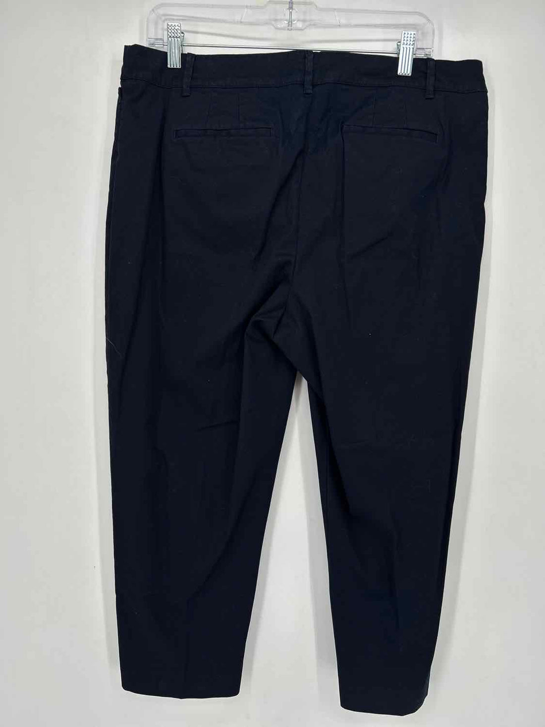 Talbots Size 14P Navy Perfect Crop Pants