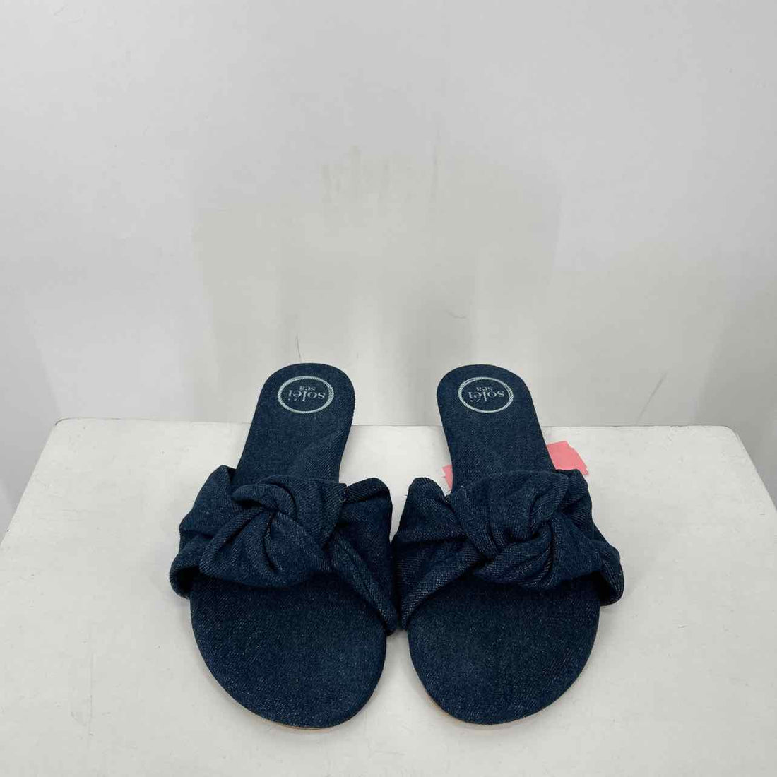 Solei Sea Women Size 7 Denim Slides